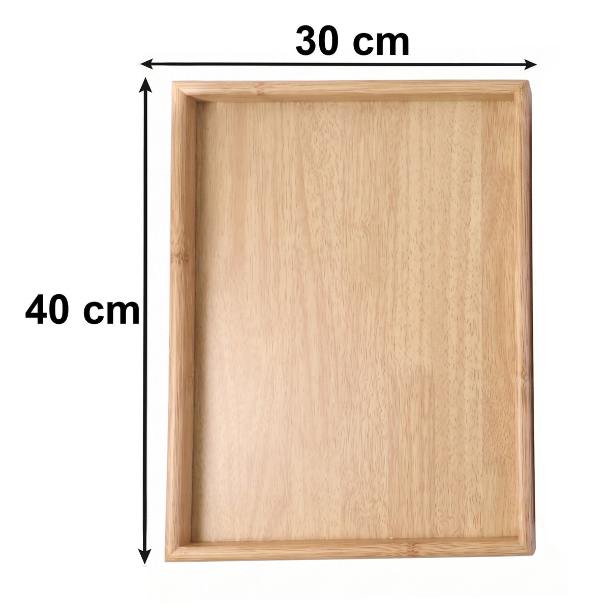 Wooden Finish Multipurpose Serving Tray Set (3 Pc)