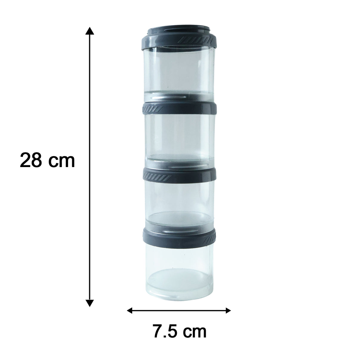 Multipurpose Multi Connecting Stackable Storage Container Set (4 Pc)